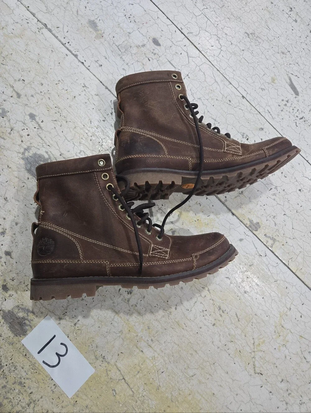 Timberland Earthkeepers Boots Men's Brown Leather Size 43-9